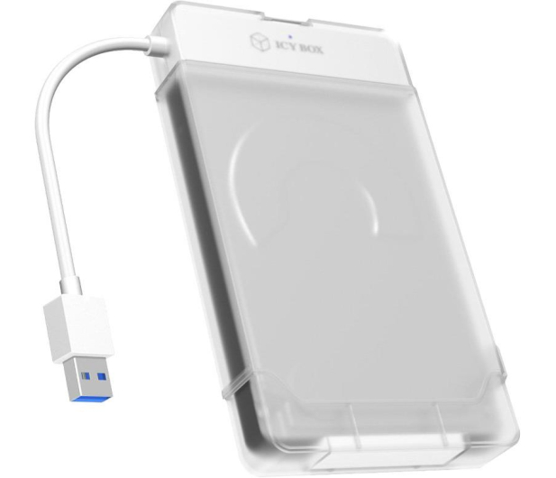 ICY BOX Obudowa do dysku 2.5" (USB 3.0, transparentny) IB-AC703-U3 - 334380 - zdjęcie 2
